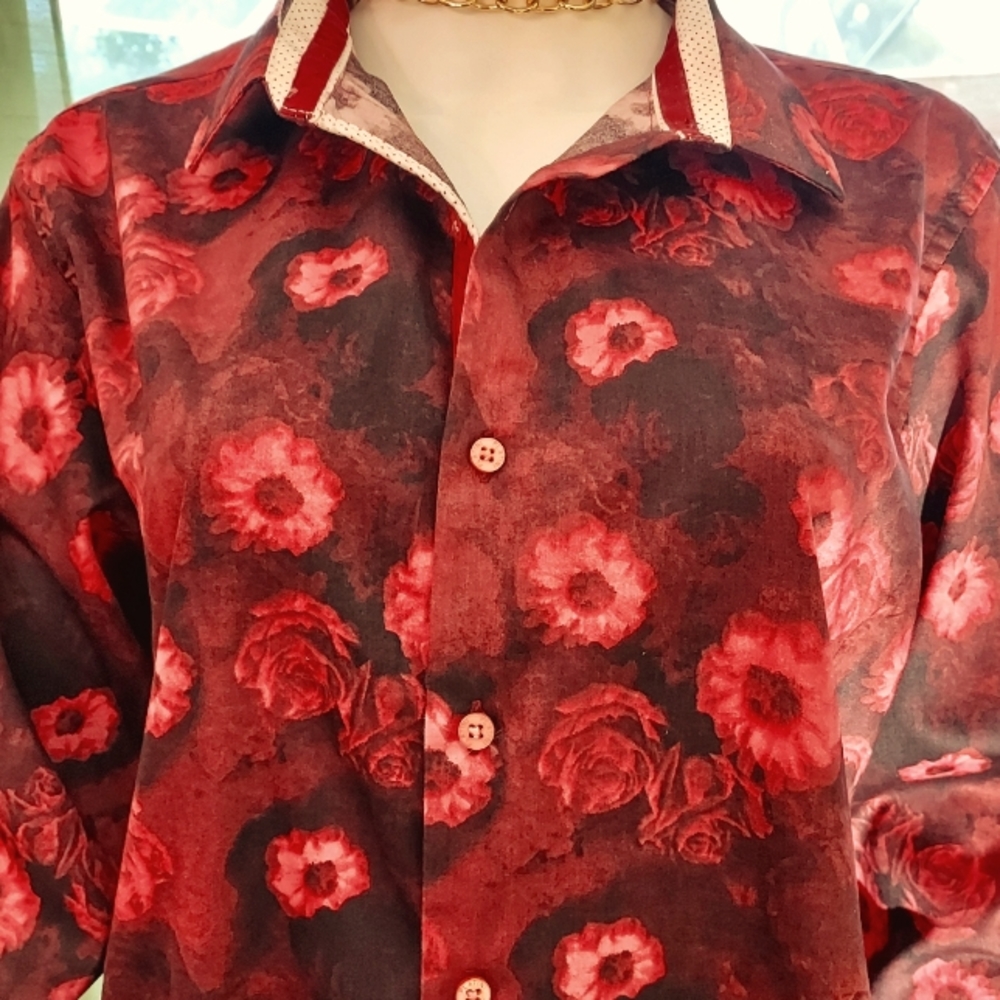 Oversized Unisex Shirt by Platini: 100% Cotton in Size L.